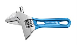 HOEGERT Разводной облегченный ключ с короткой рукояткой 140 мм - фото 27023
