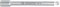 Удлинитель 1/4", 150 мм, с шаровым окончанием 15 градусов, двухпозиционный - фото 11870