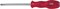Отвертка крестовая Phillips №2, 100 мм, силовая, пластиковая ручка - фото 11945