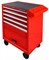 Тележка инструментальная, 5 выдвижных ящиков и отсек, "CLASSIC" 87432-5B