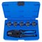 Кримпер храповичный для обжима изолированных наконечников, 7 предметов, кейс 42107GX
