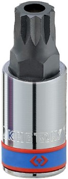 Насадка (бита) торцевая 1/2", Spline, M18, L = 66 мм, с отверстием 402B18 - фото 13052