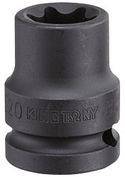 Головка торцевая ударная TORX Е-стандарт 3/4", E26, L = 56 мм - фото 13370