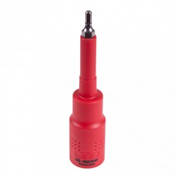 Насадка (бита) торцевая диэлектрическая 1/2", HEX, 4 мм, L = 120 мм 4035VE04 - фото 29039
