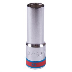 Головка торцевая глубокая шестигранная 1/2", 9/16", дюймовая 423518S - фото 31318