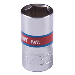 Головка торцевая стандартная шестигранная 1/4", 11/32", дюймовая 233511S - фото 31465