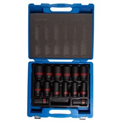 Набор ударных глубоких торцевых головок 3/4", шестигранные, 3/4"-1-5/8" мм, 14 предметов 6414SP - фото 33172