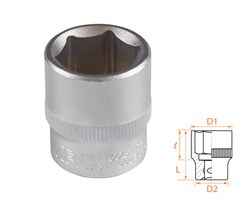 Головка торцевая стандартная шестигранная 3/8", 18 мм AF00030018 - фото 34214