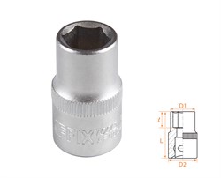 Головка торцевая стандартная шестигранная 1/2", 13 мм AF00040013 - фото 34224
