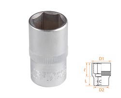 Головка торцевая стандартная шестигранная 1/2", 16 мм AF00040016 - фото 34227
