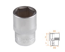 Головка торцевая стандартная шестигранная 1/2", 19 мм AF00040019 - фото 34230