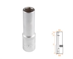 Головка торцевая глубокая шестигранная 1/2", 13 мм AF00140013 - фото 34275