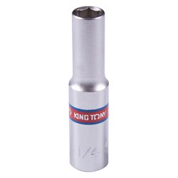 Головка торцевая глубокая шестигранная 1/4", 1/4", дюймовая 223508S - фото 35777