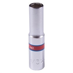 Головка торцевая глубокая шестигранная 1/4", 9/32", дюймовая 223509S - фото 35778