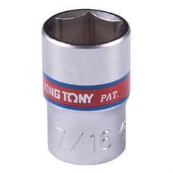 Головка торцевая стандартная шестигранная 1/4", 7/16", дюймовая 233514S - фото 35800