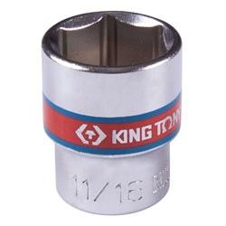 Головка торцевая стандартная шестигранная 3/8", 11/16", дюймовая 333522S - фото 35831