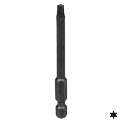 Вставка (бита) торцевая 1/4", Torx, Т10, L = 70 мм, для шуруповерта 717010T - фото 35853