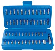 Набор вставок (бит) 1/4", PH, PZ, Hex, Torx, Slotted, 50 предметов