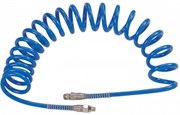 Шланг пневматический 10х15 мм, 15 м, спиральный, полиуретановый, резьба 1/4" MIGHTY SEVEN SD-23315
