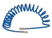 Шланг пневматический 13х18 мм, 15 м, спиральный, полиуретановый, резьба 1/4" MIGHTY SEVEN SD-24415