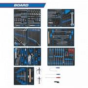 Набор инструментов "BOARD" для тележки, 15 ложементов, 325 предметов