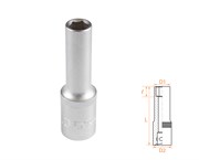 Головка торцевая глубокая шестигранная 1/2", 10 мм AF00140010