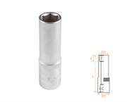 Головка торцевая глубокая шестигранная 1/2", 14 мм AF00140014