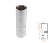 Головка торцевая глубокая шестигранная 1/2", 17 мм AF00140017