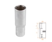 Головка торцевая глубокая шестигранная 1/2", 19 мм AF00140019