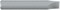 Вставка (бита) торцевая 5/16", Slotted, 10х1,6 мм, L = 80 мм 188010S - фото 14185